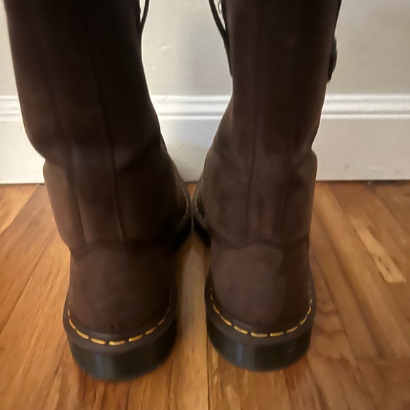 Dr Martens-Brown Suede pull on boots-mens size 10 - Picture 2 of 6